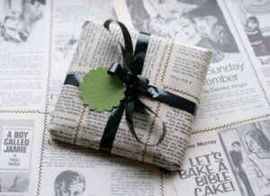 Newspaper wrapping