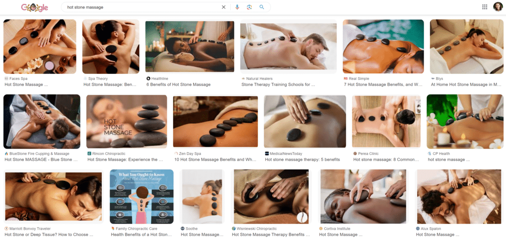 NOT how hot stone massages are done, EVER!