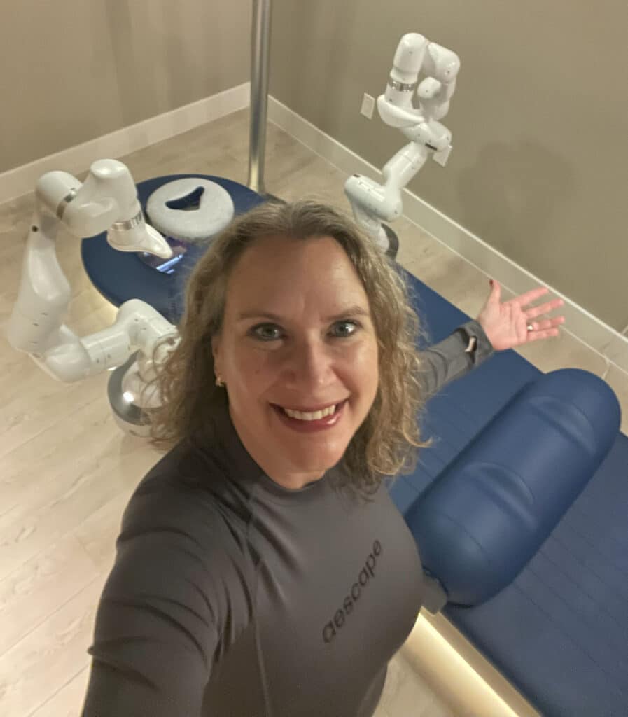 Me about to get a robot massage